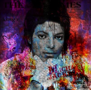 Michael Jackson V von Adelia Clavien