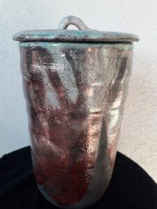 Raku 14 von Bärbel Roth