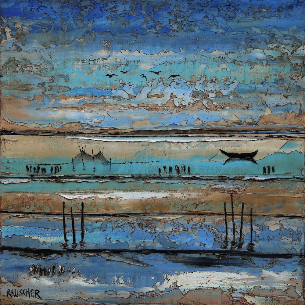 Barque solitaire - Einsames Boot von Michel Rauscher