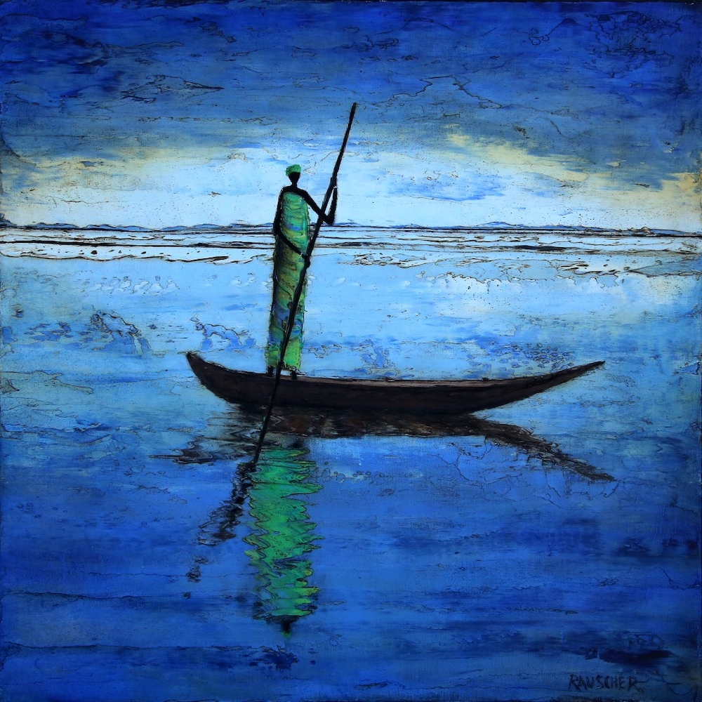 Eau calme- Stilles Wasser von Michel Rauscher