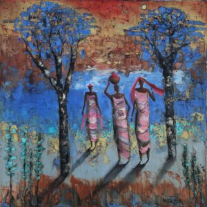 Le chemin coloré - Der bunte Weg von Michel Rauscher