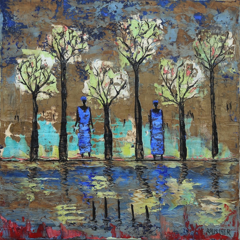 Sous les arbres - Unter den Bäumen von Michel Rauscher