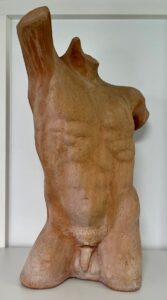 Männliche Büste aus Terrakotta von Impruneta (1)