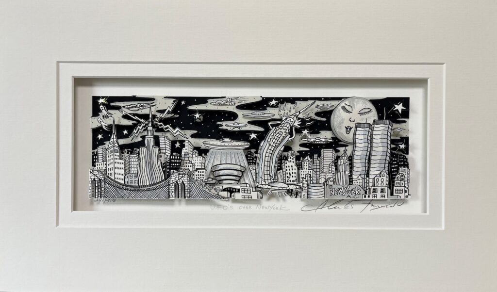 Ufo’s over New-York von Charles Fazzino