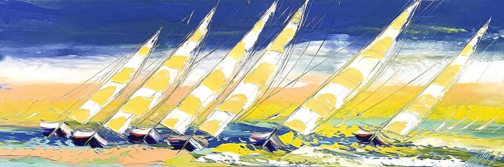Jour de régate von Olivier Messas