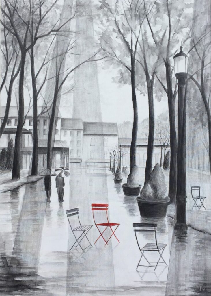 La chaise rouge von Ursula Durr-Land