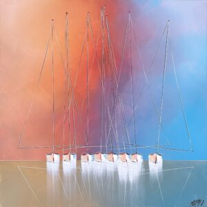 Les reflets du ciel et de la mer von Olivier Messas