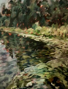 Licht – Reichtum – Reflexion, der Rhein von Fancine Clerc