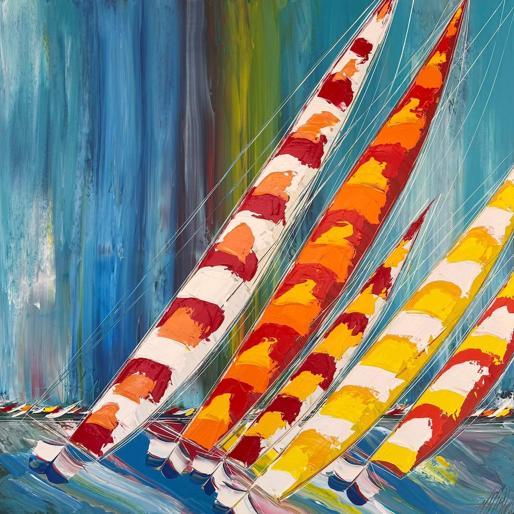 Coleurs de voiles von Olivier Messas