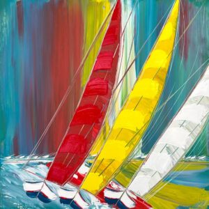 Régate au loin von Olivier Messas