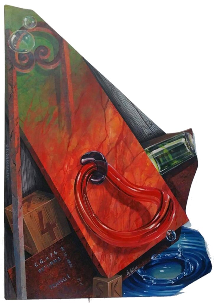 Isaaq BAHN dans son Atelier von Christian Geiger