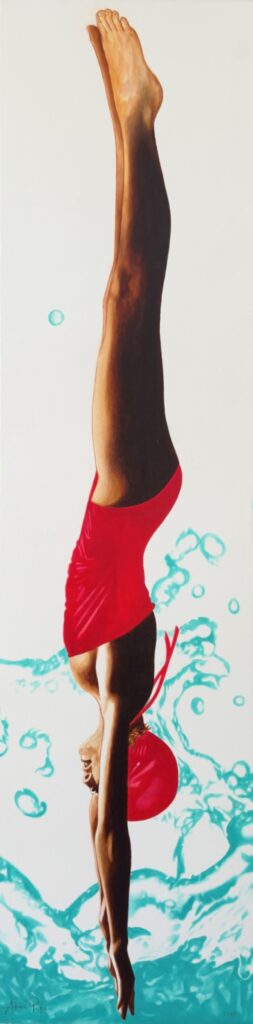 Red Dive Splash von Adam Pete