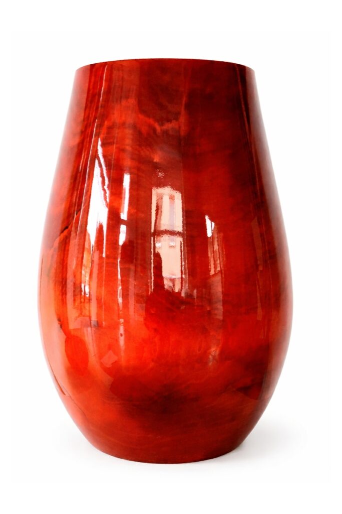 Bodenvase rot 1 von Patrick Rapp