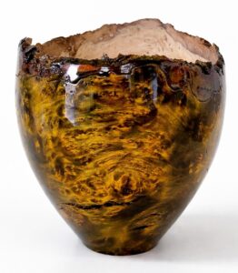 Naturrandvase grün von Patrick Rapp