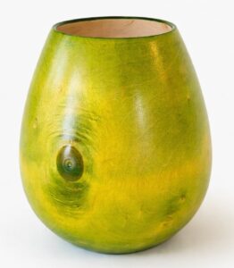 Vase Ahorn grün 2 von Patrick Rapp