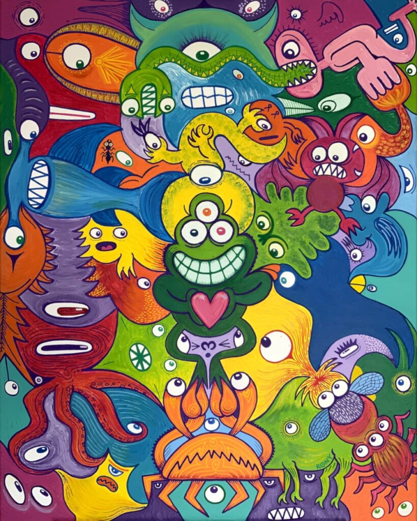 Frog in Love - Frog in Trouble von Ronald (Rony) Reichmann