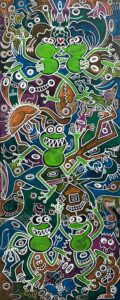 Doodle-Frogs-Fiesta von Ronald (Rony) Reichmann