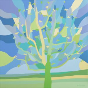 Acryl-Le-jour-se-leve von Francoise Vetterli