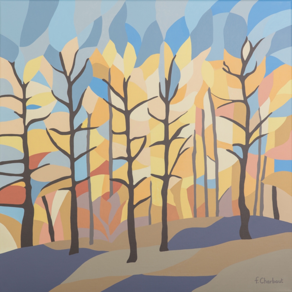 Acryl-Souffle-de-lumiere von Francoise Vetterli