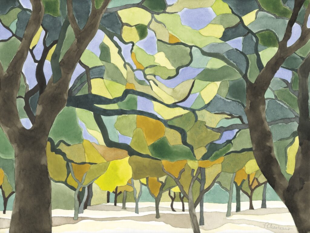Aqua-Les-oiseaux-chuchotent von Francoise Vetterli