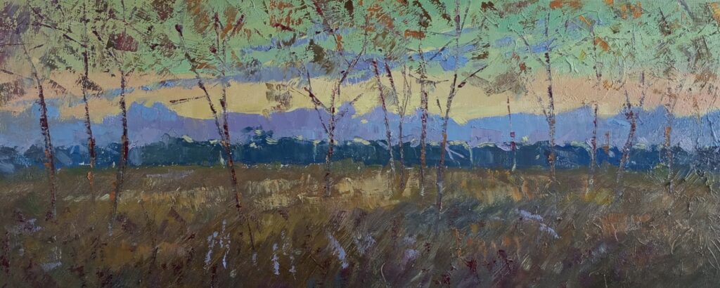 Stille bei Sonnenuntergang von Dmytro Krupei