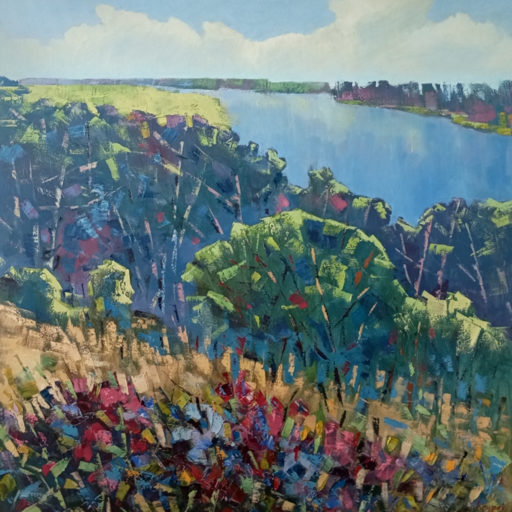 Stille über dem Fluss von Dmytro Krupei