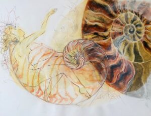 Receiving form within (Aus der Serie Dancing with Nautilus) von Patricia Bailer